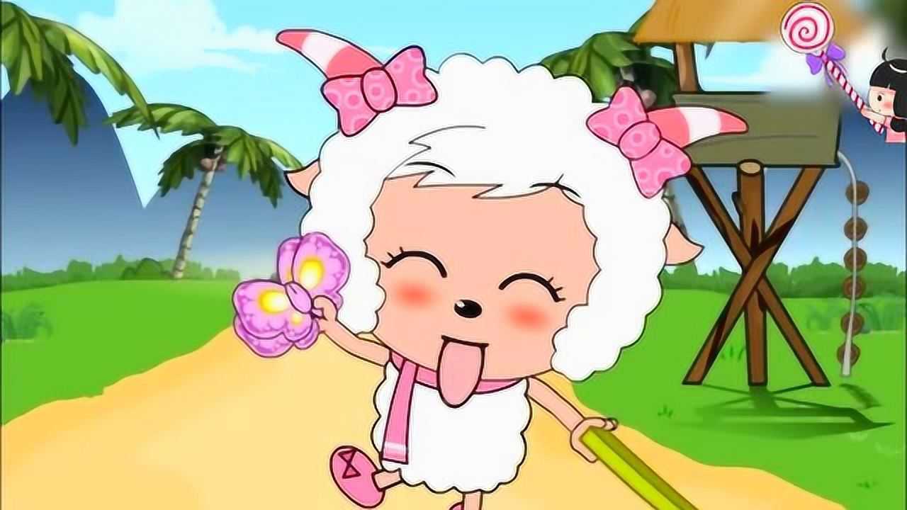 美羊羊被喜羊羊挠痒痒-喜羊羊挠痒痒，美羊羊笑得合不拢嘴